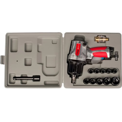 Пневмогайковерт Fubag IW-900 1/2 кейс + набор головок