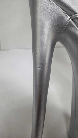 KIKO. Ботильоны четверки. PU. Открытые - SHDB-015-4-PU-sil-sale37_034