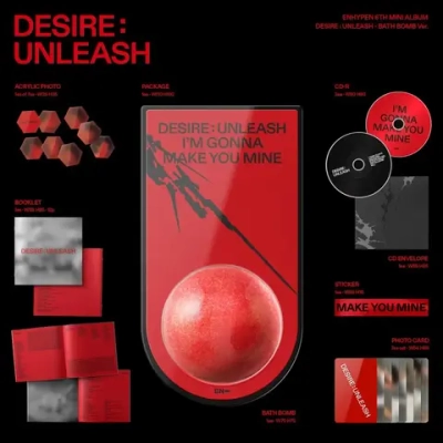 Альбом ENHYPEN - DESIRE : UNLEASH [BATH BOMB ver.]