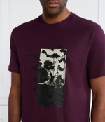 Футболка TeRetroLeo BOSS ORANGE - фиолетовый(50510021)