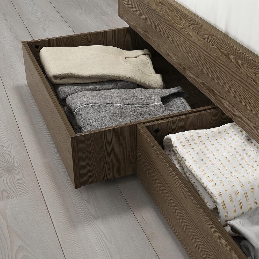 Ящик для хранения IKEA BRUKSVARA (БРУКСВАРА), Коричневый, 63х62 см