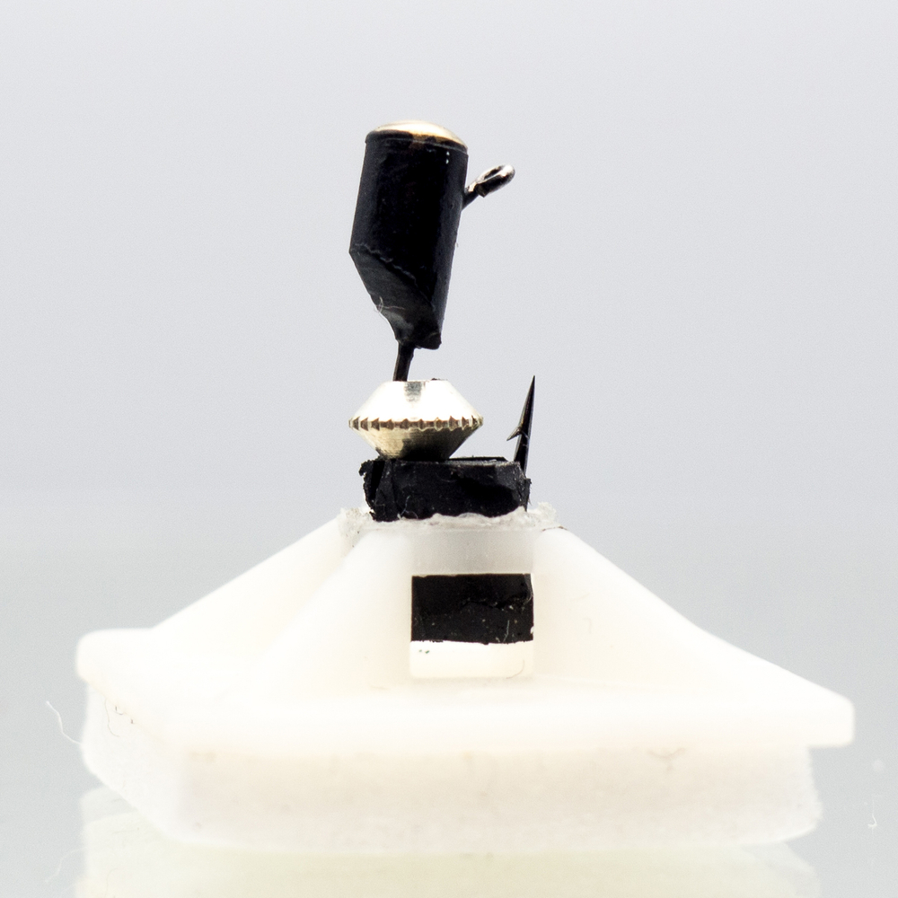 Мормышка вольфрамовая точеная "Гвоздик+Тарелка+Коронка" 3мм (15шт/уп)