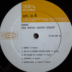 Виниловая пластинка Paul Winter / Winter Consort – Icarus LP