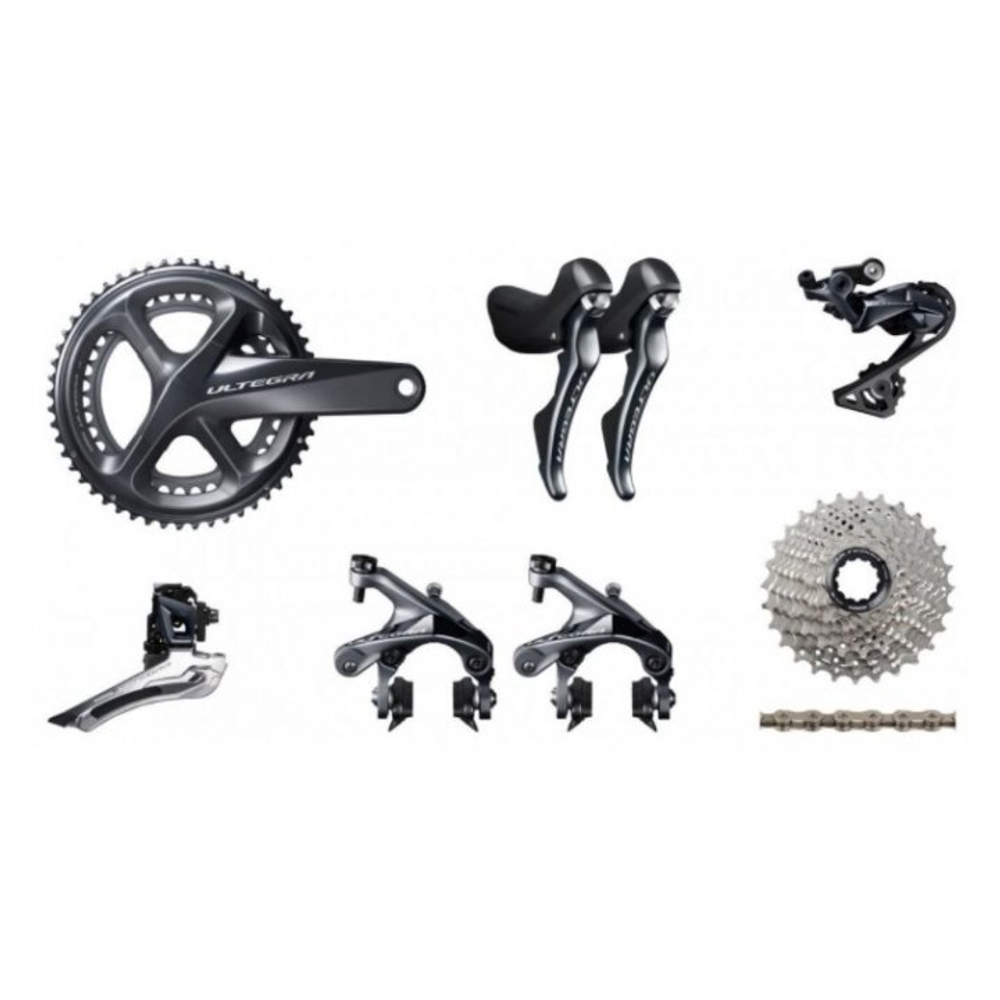 Группсет Ultegra R8020 с клещевыми тормозами 175 мм 52x36T 14-28