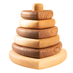 Деревянная пирамидка "Треугольная" Леснушки