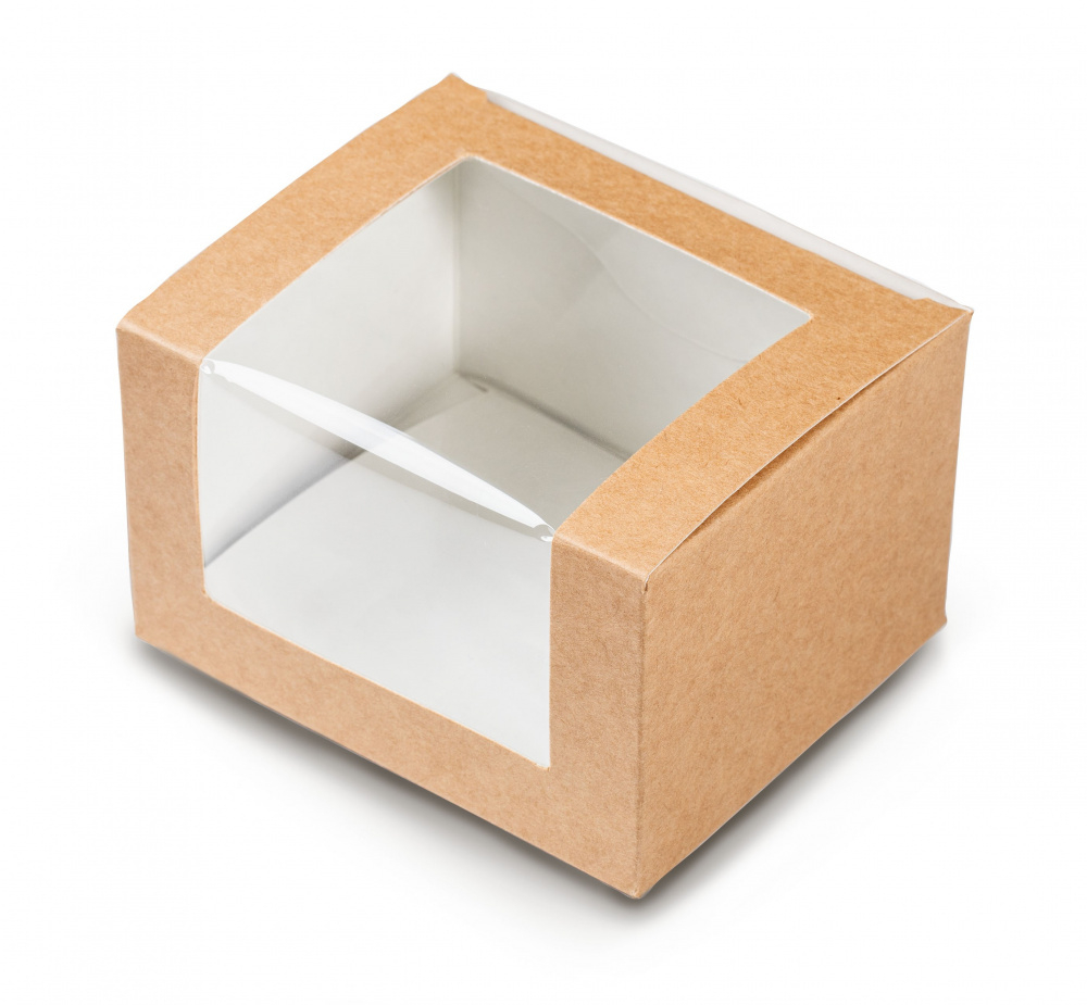 Коробка для пирожных OSQ Square 130*110*80мм (250шт/кор)