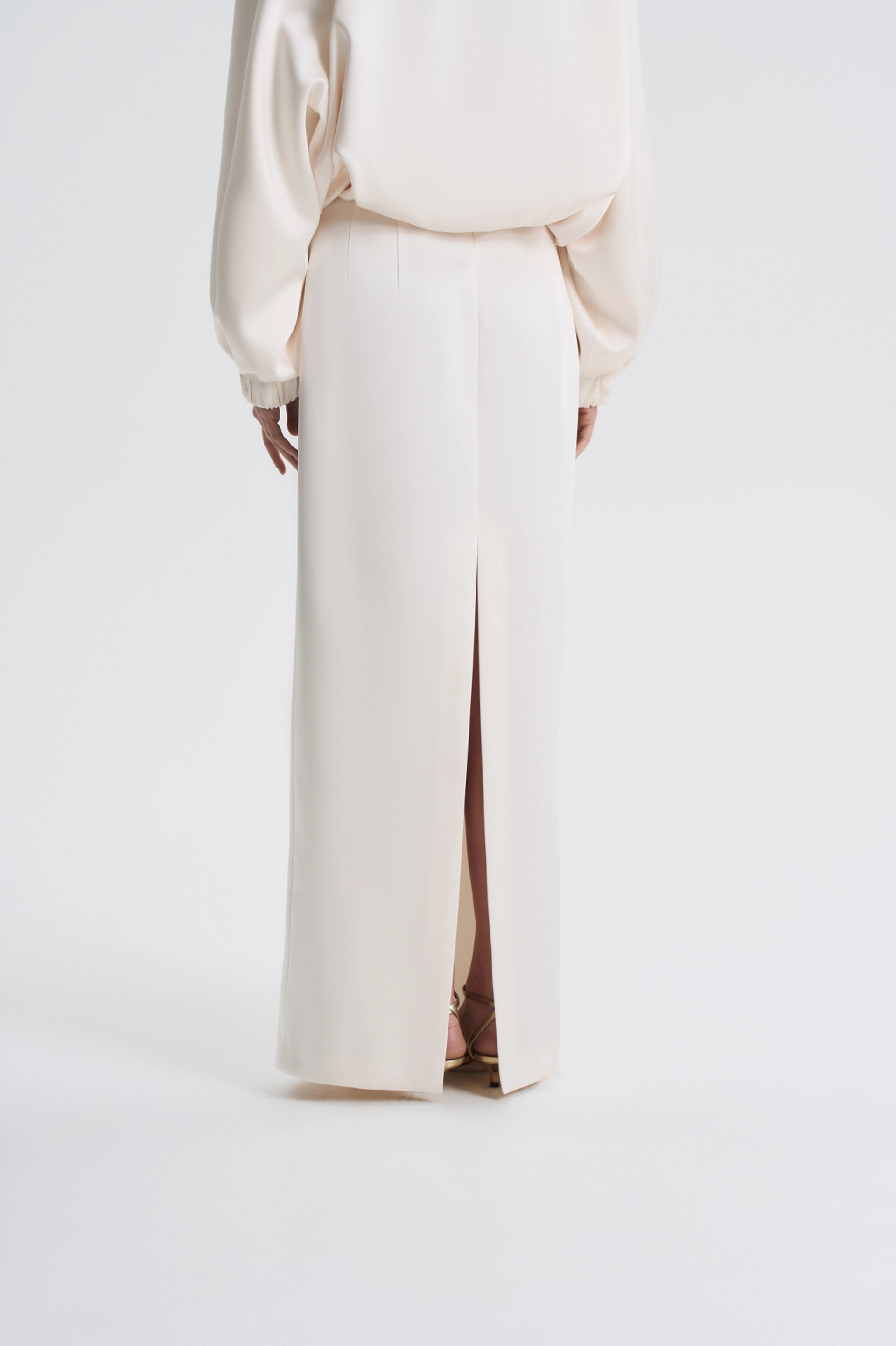 Юбка макси из тафты