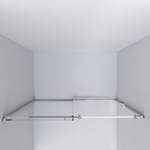 Душевая дверь Como VPS-1C130CLB, 1300, черный матовый, стекло прозрачное