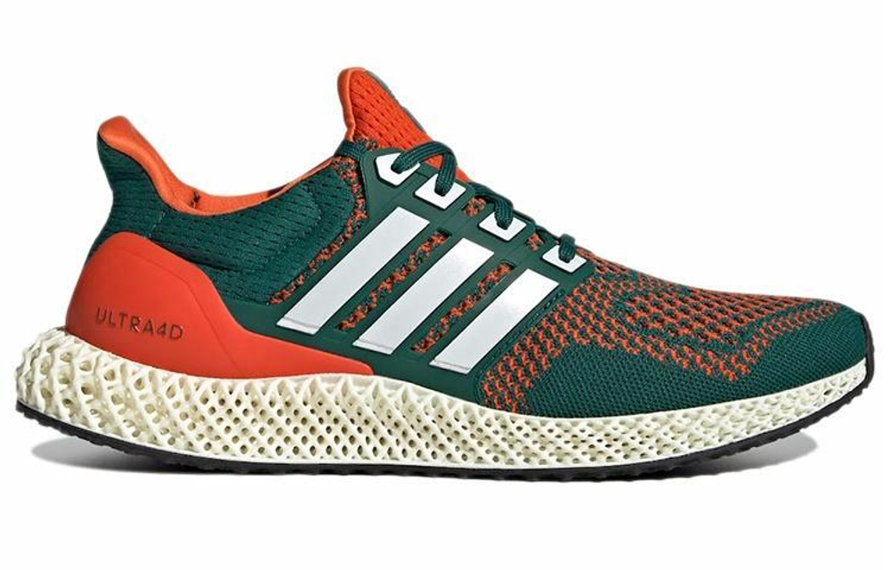Кроссовки Adidas Ultraboost 4D Miami Hurricanes Tpu