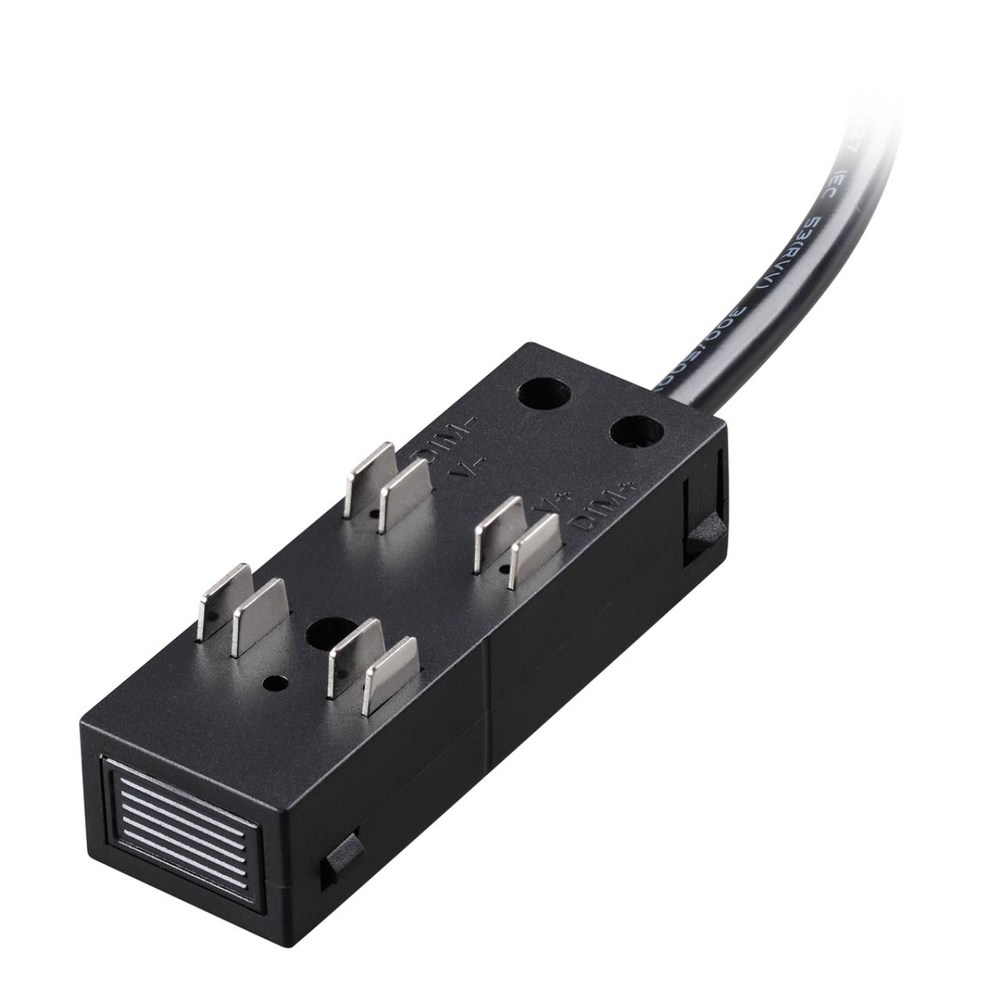 135311 PORT NT25 206 черный Токопровод (подвод питания) IP20 90-240V VECTOR