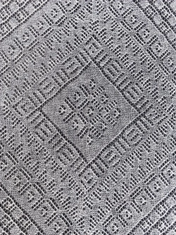 Оренбургский пуховый платок-паутинка А110-02 экрю