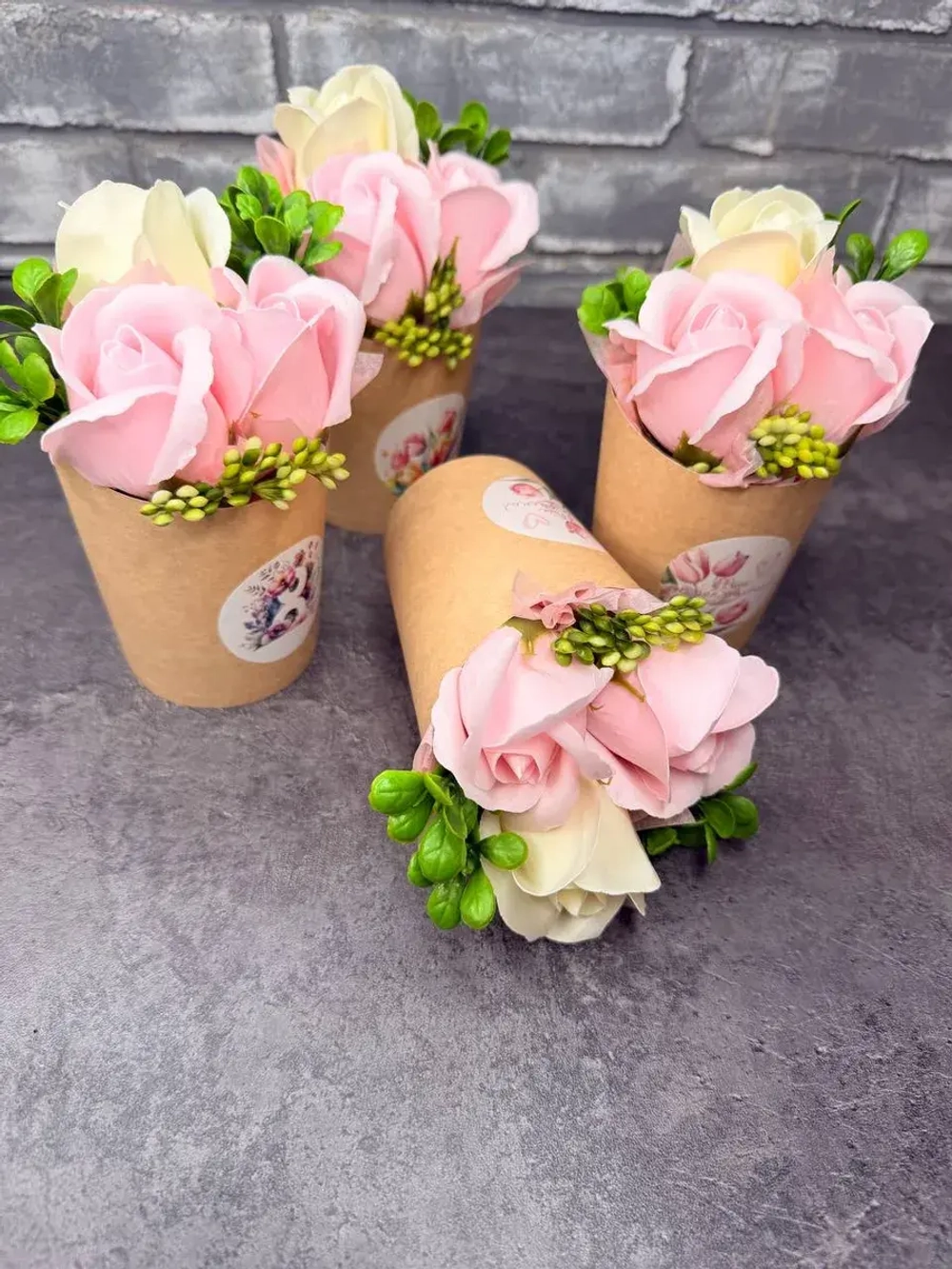 Букет из мыльных роз, набор 2 шт.