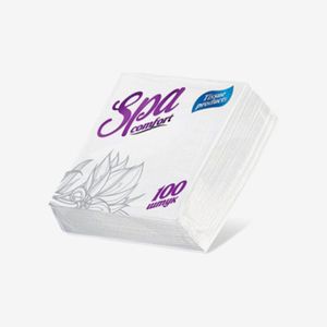 САЛФЕТКИ SPA COMFORT 240Х240 БЕЛЫЕ 100ШТ