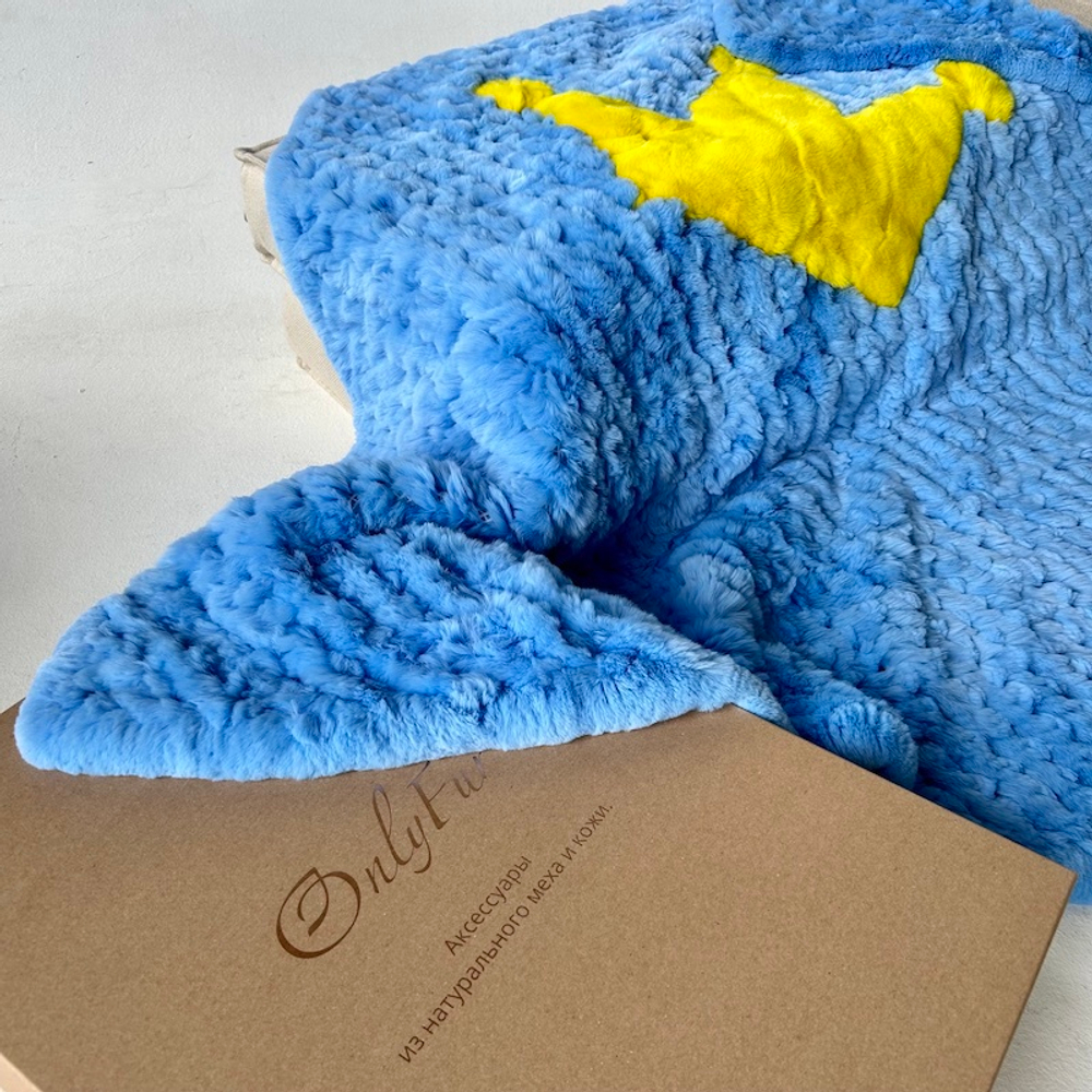 плед натуральный мех