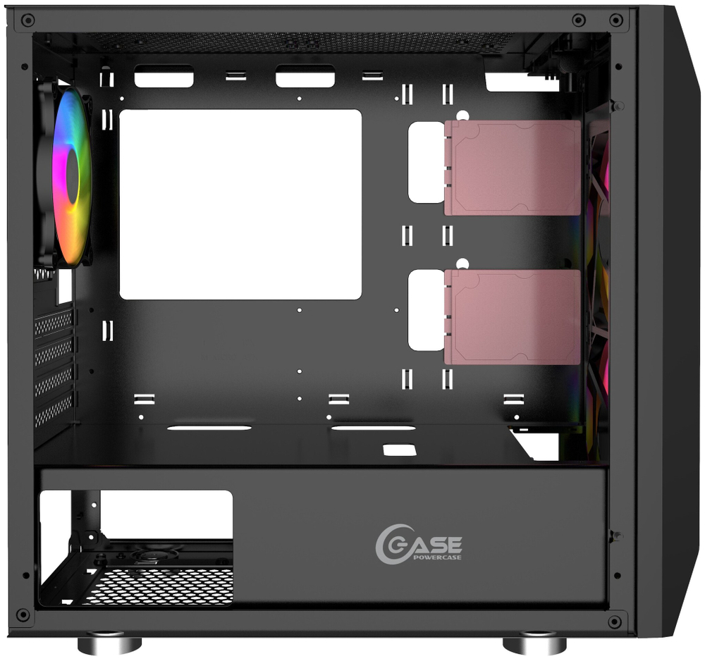 Корпус mATX Powercase Alisio Micro X3B
