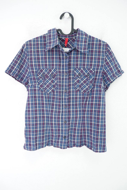 Рубашка H&M в клетку на 12 лет