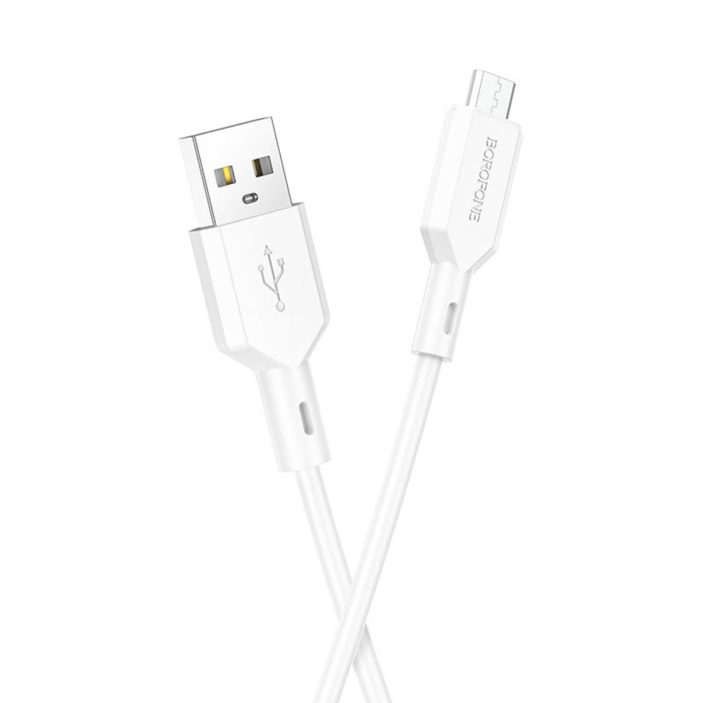 Кабель USB - Micro BOROFONE BX70 (белый) 1м
