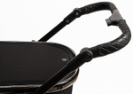 Детская коляска Peppy Tecla 3 в 1 с автокреслом Rise Milk Shadow Black Chrome Edition (Черный)