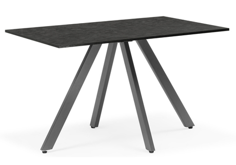 Стол деревянный Woodville Райн 116(160)x77 раздвижной малави, серый, ножки серые