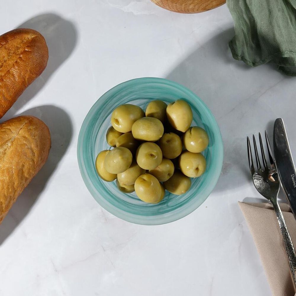 Салатник 320 мл d 12 см h7 см   косой матовое стекло P.L. Proff Cuisine [6]