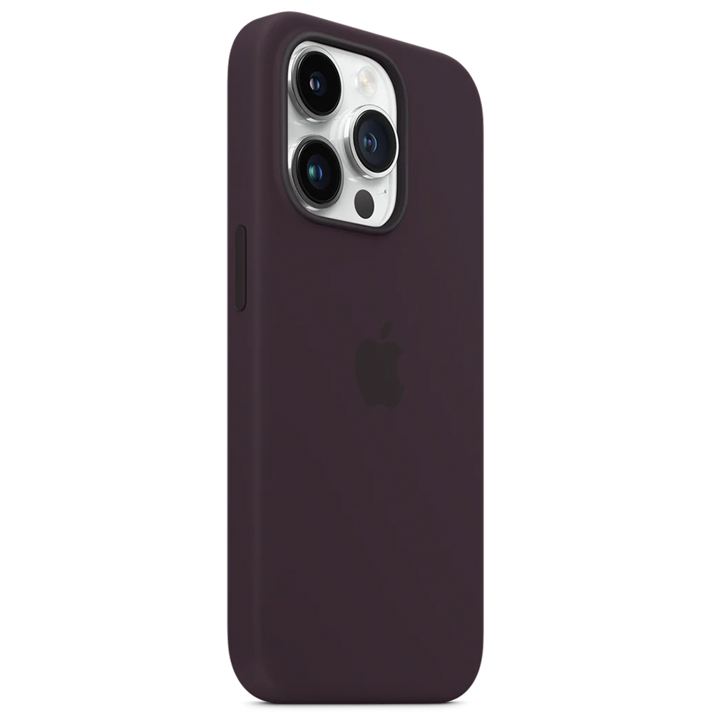 Силиконовый чехол с поддержкой MagSafe Apple Silicone Case для iPhone 14 Pro, Elderberry (Черничный)