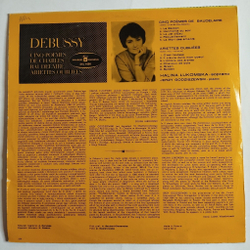 Винтажная виниловая пластинка LP Claude Debussy Дебюсси Cinq Poemes De Charles Baudelaire, Ariettes Oubliees (Польша 1975)