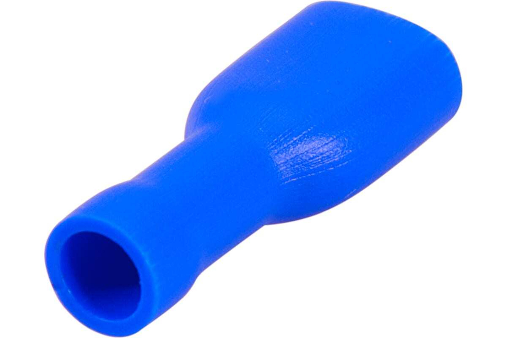 Плоская клемма REXANT, полностью изолированная, гнездо 6.6 мм 1.5-2.5 кв.мм, 100 шт 08-0632
