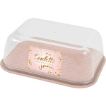 Масленка двухсторонняя 14,5*11*5,5см «Confetti» клубничное пралине