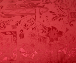 Постельное белье 2 спальное евро SilkLine Luolai красное