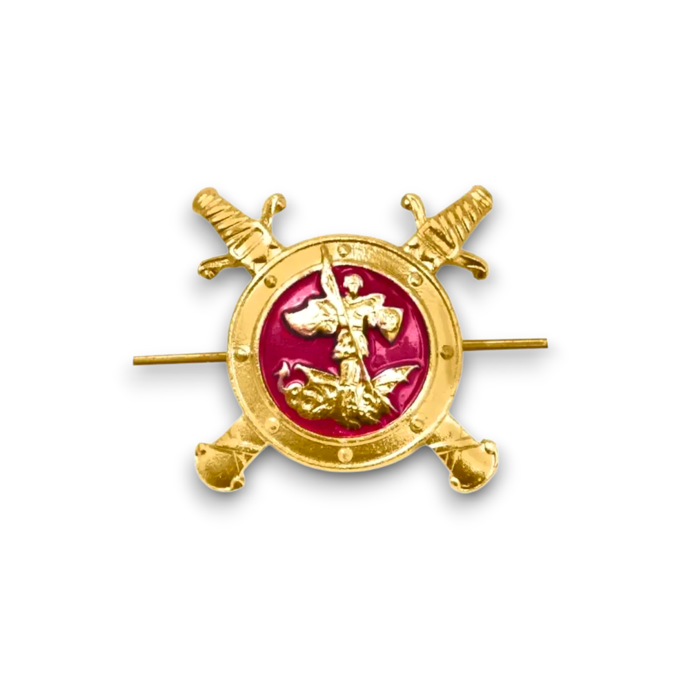 Эмблема ( Знак ) Петличная ( Петлица ) Полиция МВД России Золотистая