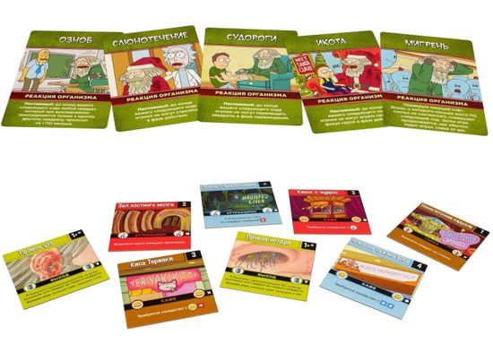 Настольная игра Рик и Морти: Анатомический парк