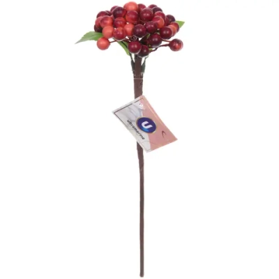 Муляж «Ветка брусники» 30см