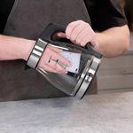 Чайник со съемным заварником TIMBERK T-EK27G02, 1,5 л, 1800 Вт, закрытый нагревательный элемент, стекло, стальной