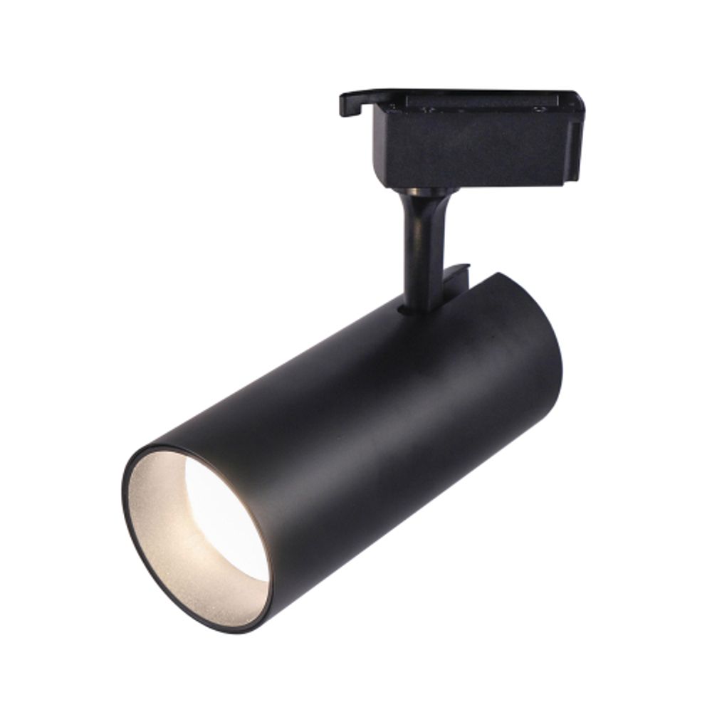 Трековый светильник однофазный ЭРА TR5-30 COB BK светодиодный 30Вт 4000К 2200Лм черный | Однофазные светильники LED
