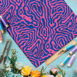 Ткань премиум мембрана красочный лабиринт