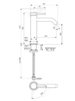 Смеситель для раковины CERALINE NUOVO BD760AA