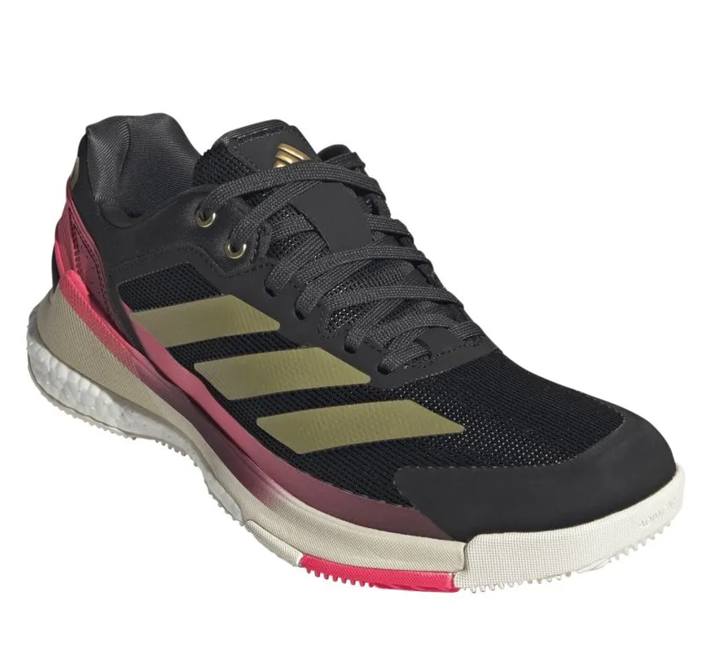 Мужские кросовки для Padel Adidas Crazyquick Boost Padel M - core black/gold metallic/ solar turbo