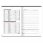 Ежедневник недатированный А5 (138х213 мм), BRAUBERG VISTA, под кожу, гибкий, 136 л., "Sunset at sea", 112041