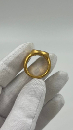 Кольцо биколор в античном стиле