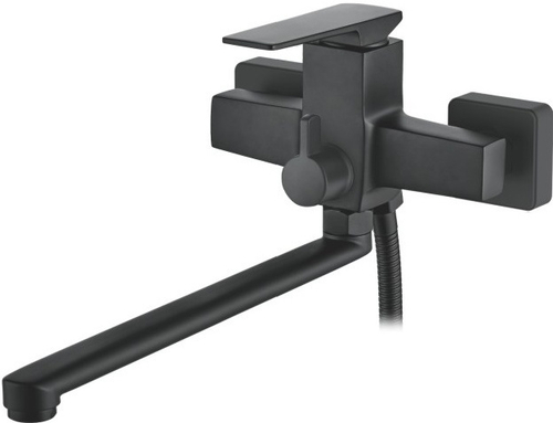 СМЕСИТЕЛЬ Д/ВАННЫ С ДЛИН.ИЗЛИВОМ CASELA 78CLU 52278B ЧЕРНЫЙ