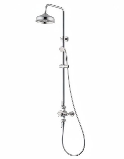 Душевая система с термостатом WONZON & WOGHAND RETRO, Хром (WW-B3041-CR)
