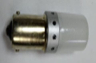 Светодиод 12-24V T25  ШАР 1156 WHITE MT FLASH 6SMD 3030 (Строб) (1конт) 1156-3030-6smd (мигают)