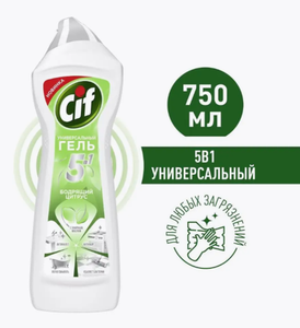 ЧИСТЯЩИЕ СРЕДСТВО СIF БОДРЯЩИЙ ЦИТРУС 5В1 750 МЛ