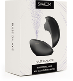 Черный вакуум-волновой стимулятор Pulse Galaxie с проекцией звёздного неба