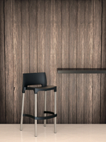 Стул пластиковый барный Siesta Contract Gio 75, черный