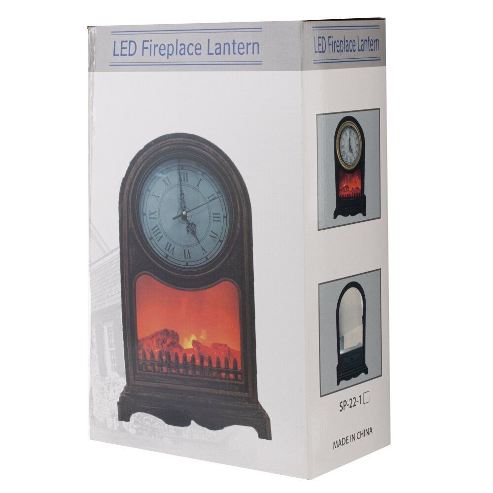 GAEM Часы настольные декоративные, L14,5 W11,5 H30 см, (USB, 2xLR14 не прилаг.)