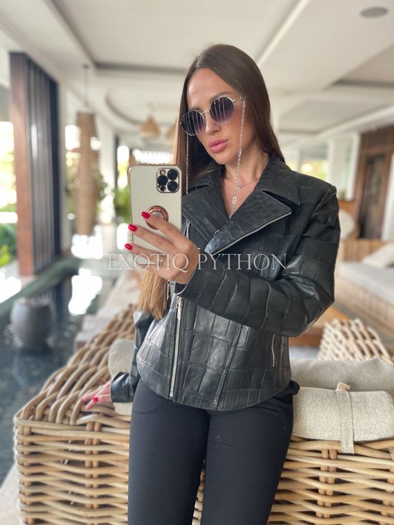 Куртка из кожи крокодила JT-92