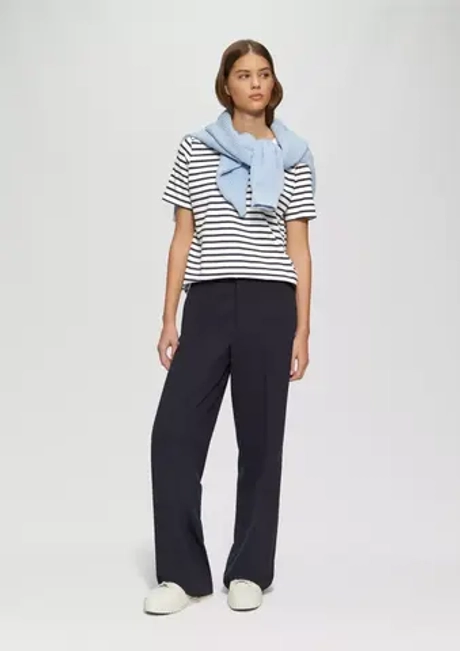 Футболка в полоску Relaxed Fit с вышивкой в форме сердца s.Oliver