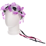 Ободок для волос карнавальный «Helloween - Цветы», микс