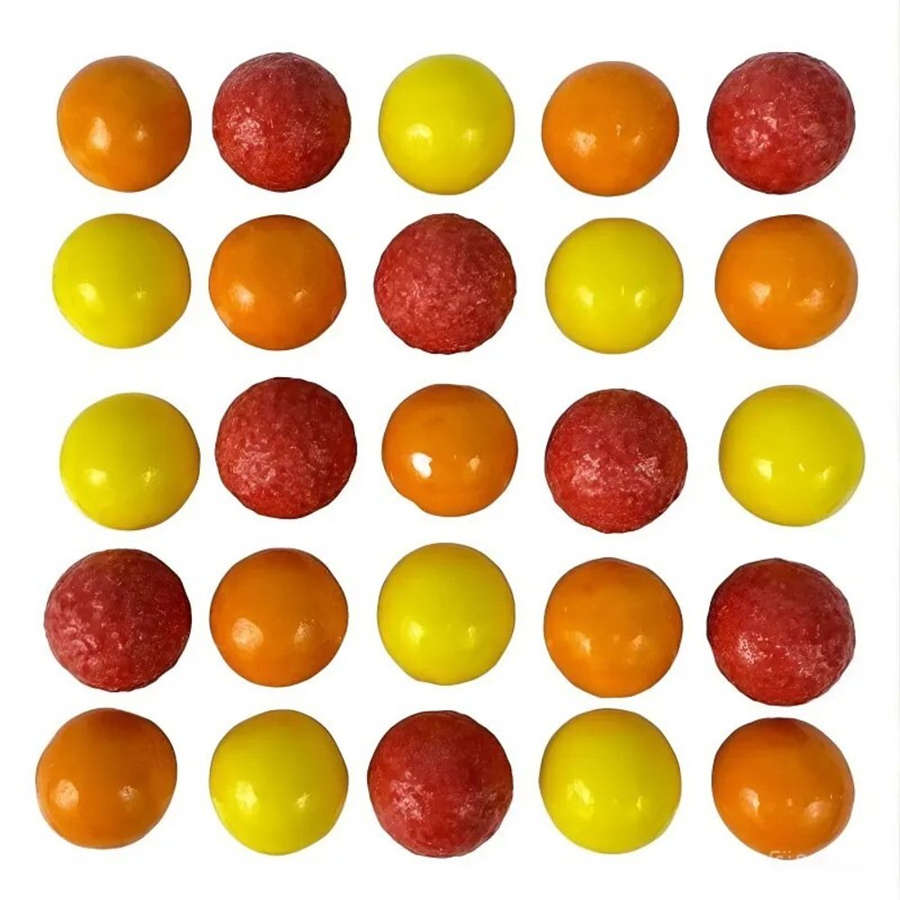 Жевательная резинка 22 мм «Сицилийский апельсин (c начинкой)» 1430 штук